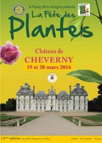 6ème Fête des plantes. Du 19 au 20 mars 2016 à Cheverny. Loir-et-cher. 
